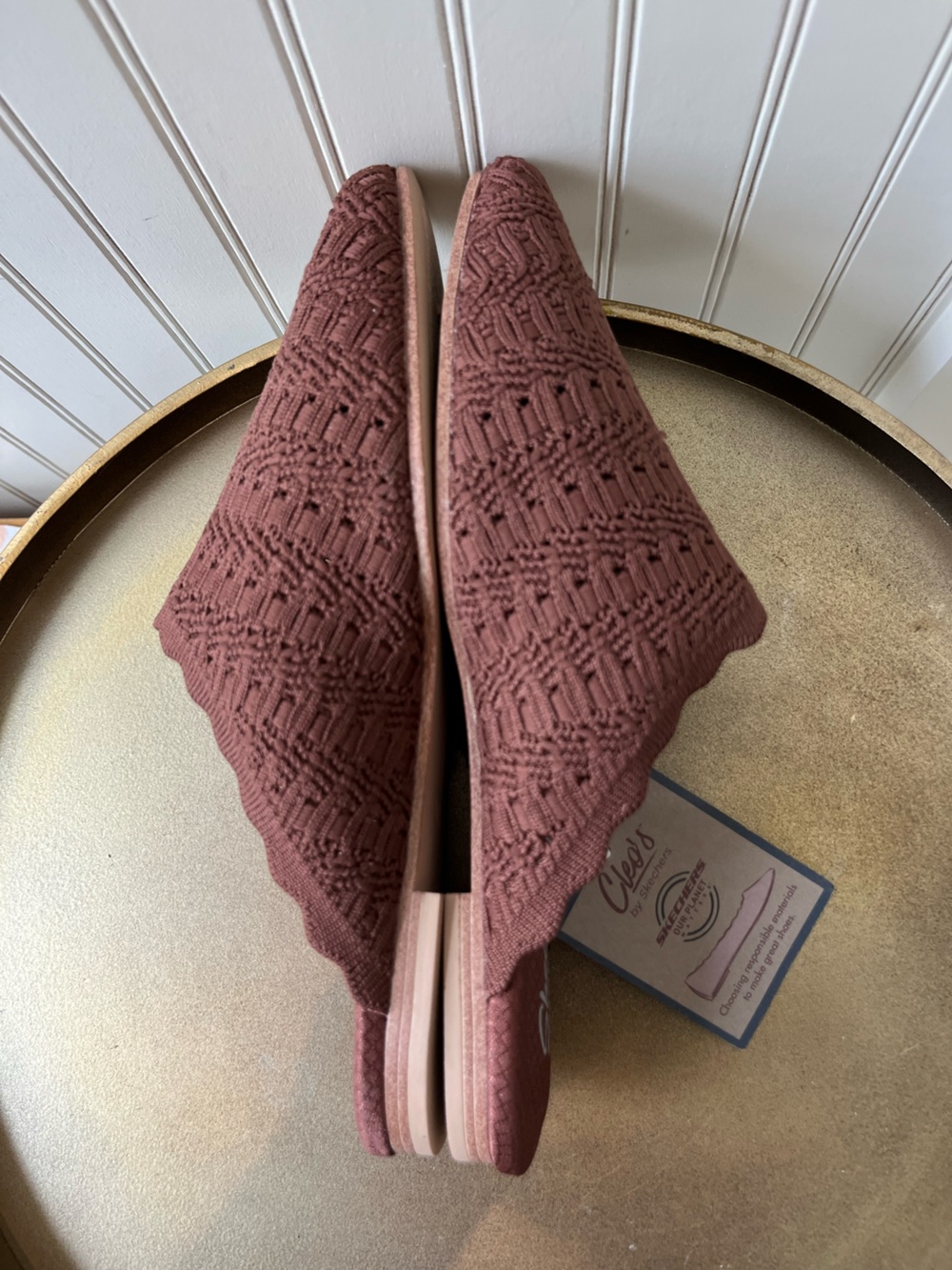 NEW SKECHERS WOMEN’S CLEO SNIP-SWEET DAFFODIL MULE | CINNAMON | 7 | NEW WITH TAG - Picture 6 of 14